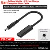 100W PD Power Charger Tip USB C to Slim Laptop