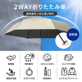 Weer Wear Folding Umbrella, Folding Umbrella, Lightweight, Large, Compact, UV Protection, Durable, Men's, Women's, Lightweight Folding Umbrella for Rain or Sun, navy, 55 cm
