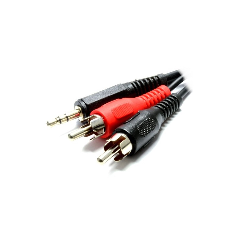 kenable 3.5mm Stereo Jack to 2 RCA Phono Plugs Audio