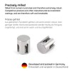 GARDELI® Cross Clamp 5 Pieces Stainless Steel (A4) for 3