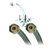 Fluidmaster B4F16 Faucet Connector, Braided Stainless Steel - 1/2-Inch F.I.P.