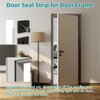 19.7 Ft V-Shape Weather Stripping Door Seal Strip,Self Adhesive Foam