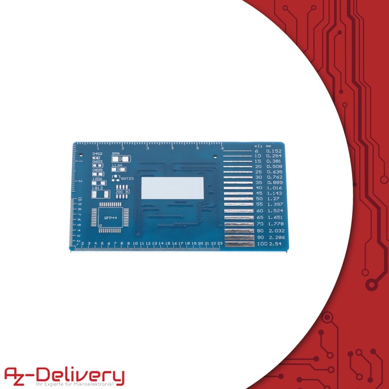 AZDelivery NE555 SMD Soldering Practice Board DIY Kit - LED