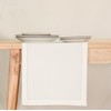 PurpleEssences White Table Runner - Hemstitch Detail, 100% Cotton -