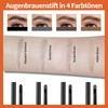 Noerrors Eyebrow Pencil Microblading in Dark Brown, Precise Slim Fine