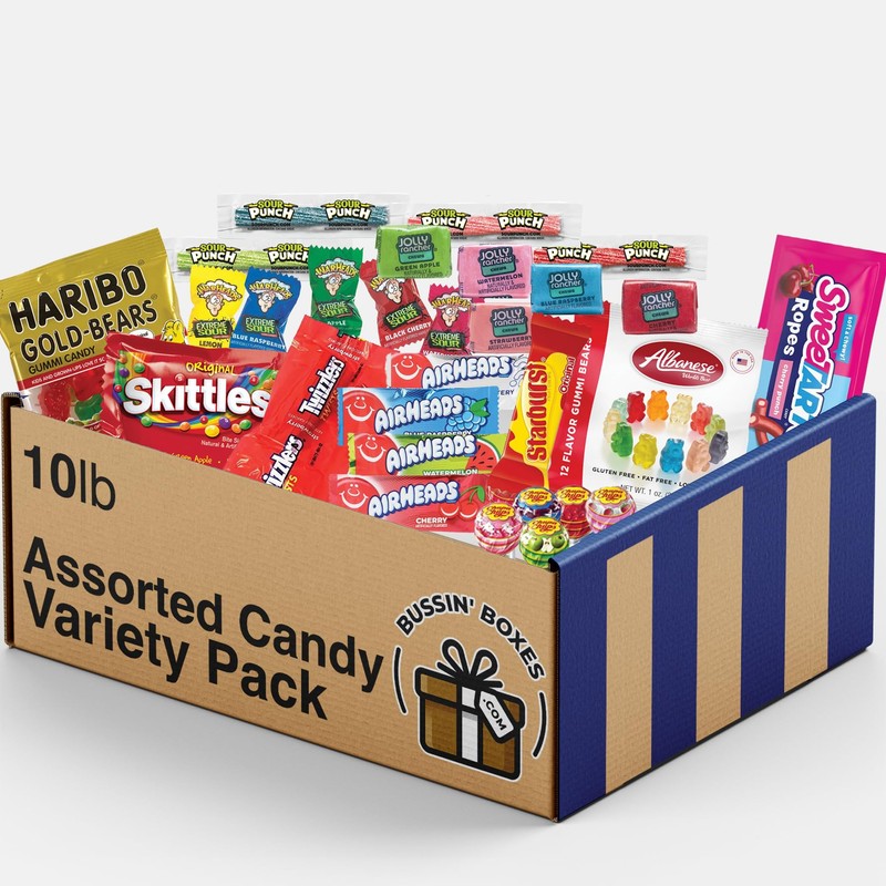 Assorted Candy Variety Pack - Individually Wrapped Party Candy Assortment