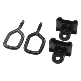 Roneeson 2Pcs Hood Lock Striker with Cover for Nissan Z GT-R 370Z Infiniti Q50 Q60 Q70 Q70L QX50 QX70 EX37 FX37 FX50 G37 M35h M37 M56 M56 FX35 G25 G35