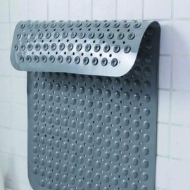 Foot Shampoo & Brush with Acupressure for Foot Massage, Exfoliation, Odor Control, and Heel Care Escape Gray