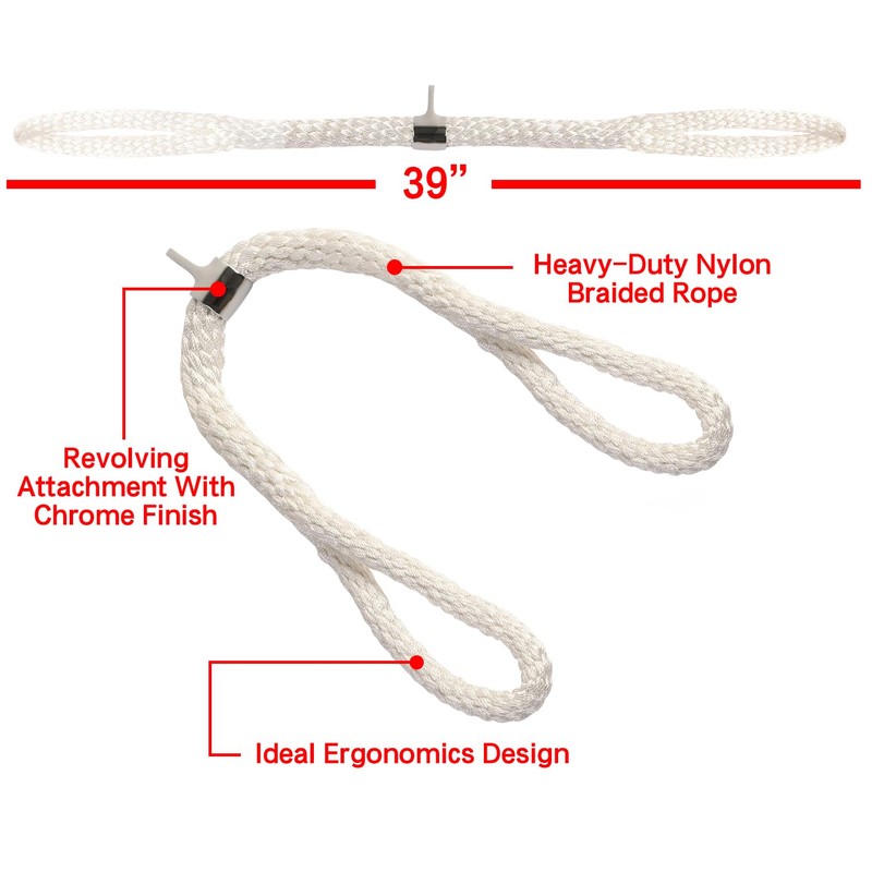 SEWD Tricep Rope 39 Inches Tricep Rope Cable Attachment –
