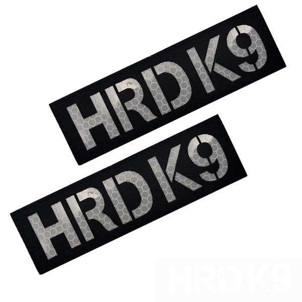 2PC Reflective Patches HRD K9 Dog Vest Patches Removable Patches