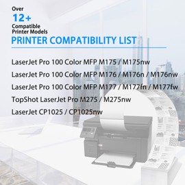 NineLeaf 1 Pack Compatible Drum Unit Replacement for HP 126A CE314A Work for Laser Jet CP1025 CP1025nw Pro M275nw Color MFP M175nw M176nw M177fn M177fw Printer