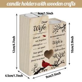 SteadStyle Memorial Gifts - Memorial Candle Gifts for Loss of Wife- Sympathy Gifts for Loss of Wife, Bereavement Gifts for Loss of Wife