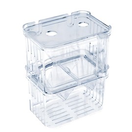 AIMALL Guppy Breeding Box for Aquariums, Transparent Acrylic Fish Tank Hatchery & Isolation Chamber, Secure Attachment, Space-Efficient Design for Healthy Fry Development