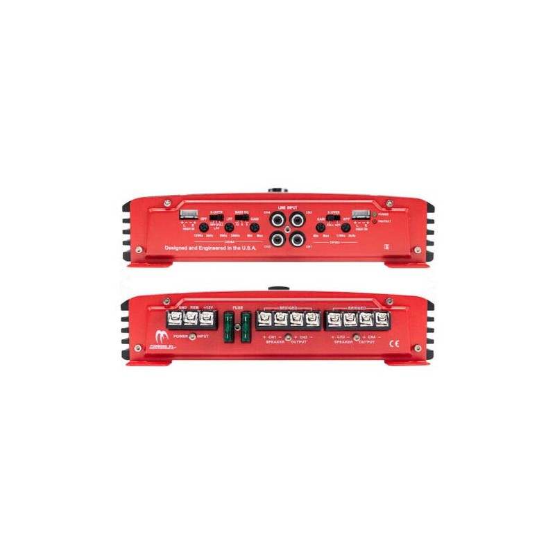 Crunch PX-1025.4 1000W Powerzone Series 2-ohm Stable 4-Channel Class-A/B Amplifier