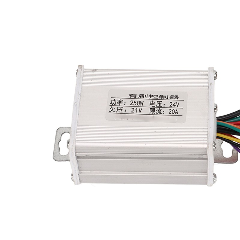 Electric Bike Speed Controller Brushed 24V 250W Aluminum Alloy Electric