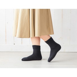 Sun Knit Slippery Socks, Smooth Socks, Heel + Soles, Cracking, Exfoliating, 8.7 - 9.8 inches (22 - 25 cm), 720 (Gray)