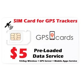 GPScards SIM CARD for Car Vehicle Motorcycle GPS Tracker Locator Global Tracking Device