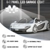 TOPAUBUB Garage Light 6 Pack 220W, 22000LM LED Lights for