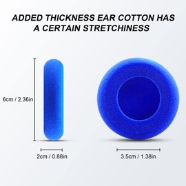 GVOEARS Replacement Earpads Cushion for Koss Portapro Headphones 1 Pair (Blue)