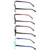 V.W.E. Round Stylish Reading Glasses Pair with Spring Hinge Fashion