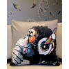 The Beach Stop Creative Chimpanzee Monkey Cushion Cover Gift Scatter