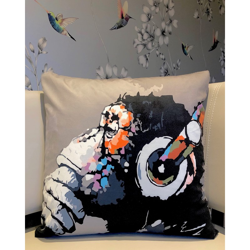 The Beach Stop Creative Chimpanzee Monkey Cushion Cover Gift Scatter