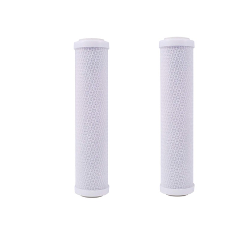 CFS – 2 Pack Carbon Block Water Filter Cartridges Compatible