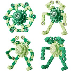 St. Patrick's Day Fidget Spinners – Transformable Stress Relief Toys for Kids & Adults, Party Favors & Gifts