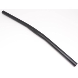 Aluminium Bicycle Handlebar Flat Bar Handlebar for Mountain Bike Single Speed Folding Bike 540-560 mm 5° Black Silver (Black, 560)