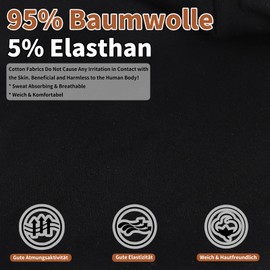 YANIKY Men's Women's Slouch Beanie Hat Cotton Thin Lightweight Soft Chemo Hat Windproof Jersey Long Beanie for All Seasons, Black + Green