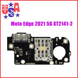 For Motorola Charging Port SIM Reader Board Connector For Motorola Moto Edge 2021 5G XT2141-2