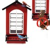 Bird Feeder Squirrel Proof Metal Hanging for Outdoor Wild Bird