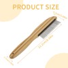 WeddHuis 1 Wooden Handle Dandruff Comb Extra Fine Tooth Comb
