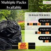 BITFUL Heavy-Duty Refuse Sacks Bin Liners -Strong- Leak-proof- 75L Capacity-