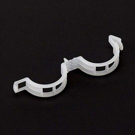 BE-TOOL Vegetable Clips, 200PCS Plant Support Clips White Repeated Use Trellis Clips for Vine Vegetables,Tomato Trellis Clips