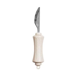 SP Ableware 746200012 Maddadapt II Knife with Built-Up Handle, White