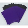 docsmagic.de 200 Premium Bi-Colour Card Sleeves Mat Purple/Black Standard Size