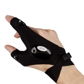 Golberg Dual LED Flashlight Glove- The Flashlight You Can’t Drop – Perfect for Any Project or Repair!