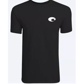 Costa Founders Fish T-Shirt Medium Black NWT MSRP $30.00! Fishing