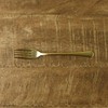 Tsubame 三条 retoroeregante Matte Gold Dessert Fork