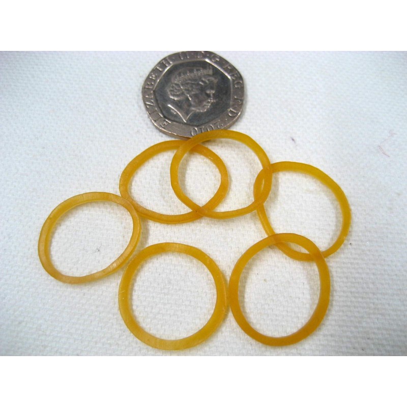 100pcs Small Rubber Elastic Bands Elastic Bands tie for Packing