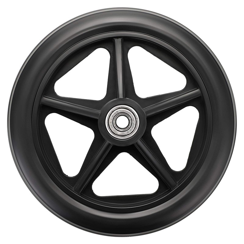 OwnMy 2PCS of 6 Inch Rubber Wheelchair Replacement Front Wheels,