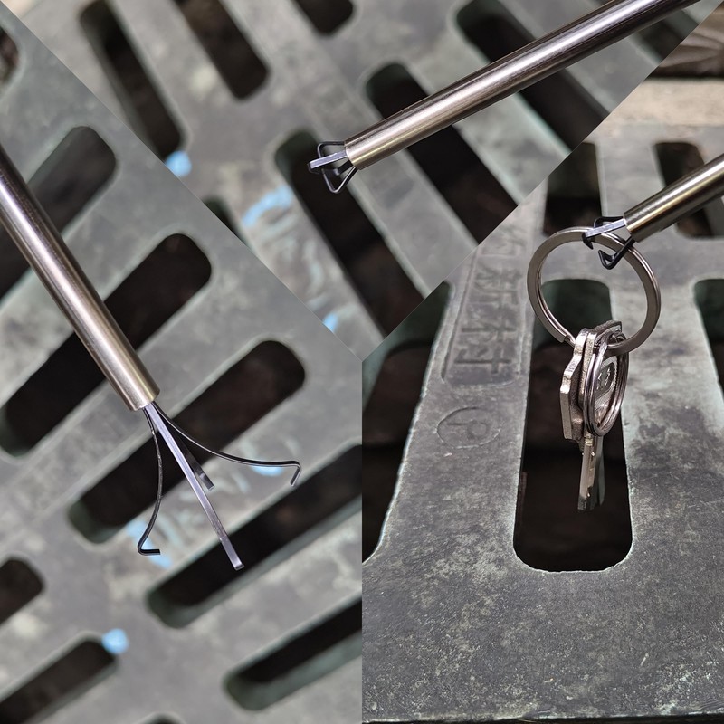 Grabber Tool 4-Claw Picker, Bendable Hose Reacher Pickup, Claw Type