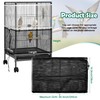 2 Pack Bird Cage Cover,Bird Cage Seed Catcher,Heavy Duty Adjustable