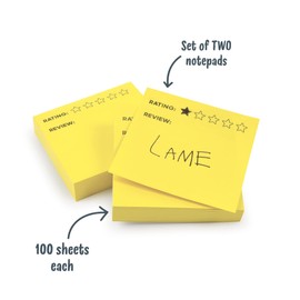 Genuine Fred Over-Rated, Rating Sticky Notes