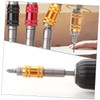 KONTONTY Magnetic Pivot Bit Holder Driver Flexible Screwdriver Extension 10pc