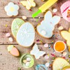 9 Pieces Easter Cookie Cutters Set - Cute Easter Themed