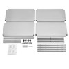 DDBESSIC Stainless Steel Shelves 4 Tier 31x18x52in Adjustable Shelf Storage