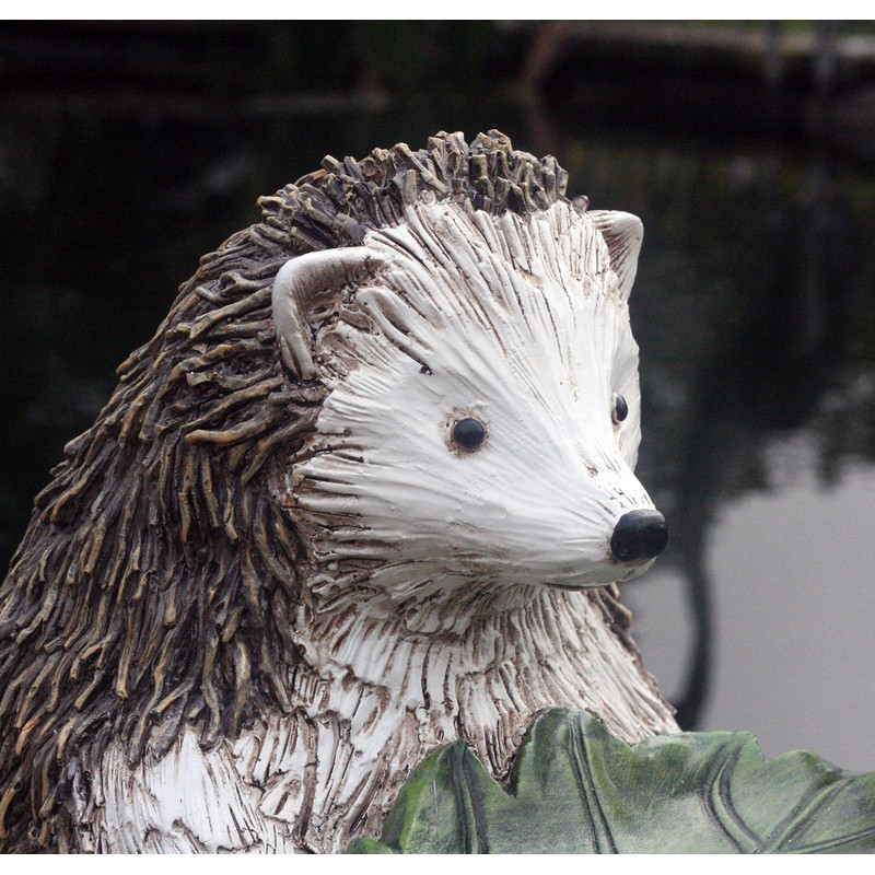25 cm Standing Hatty Hedgehog Resin Garden Ornament …
