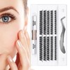 DIY Lash Clusters Kit 120pcs Waterproof Eyelash Cluster Set For
